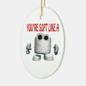 Youre Soft als Marshmallow Keramisch Ornament (Links)