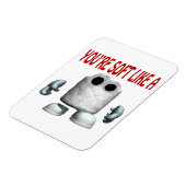 Youre Soft als Marshmallow Magneet (Linkerzijde)
