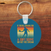 You're Soft Pickleball Serve If Looking Player Mem Sleutelhanger (Voorkant)