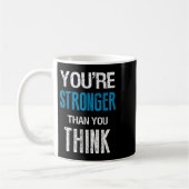 You're Stronger Than You Think Motivational Koffiemok (Links)