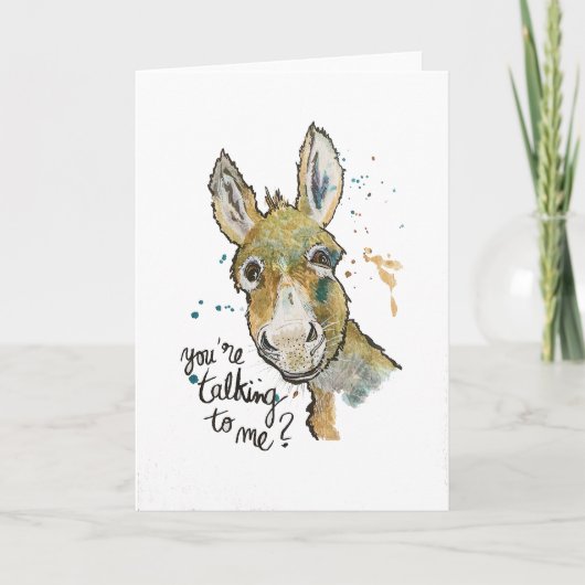 You're talking to me? kaart (Voorkant)