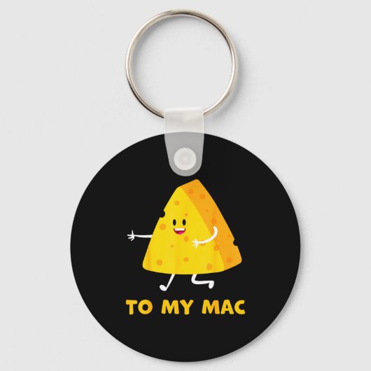 You're The Cheese To My Mac Funny Matching Couples Sleutelhanger (Voorkant)
