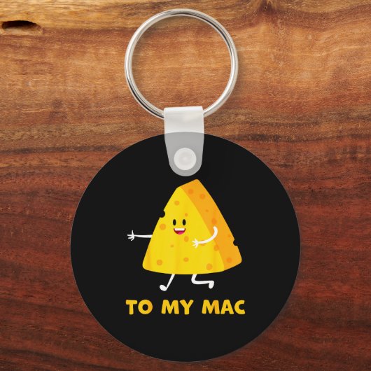 You're The Cheese To My Mac Funny Matching Couples Sleutelhanger (Voorkant)