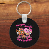 You're The Concha To My Cafecito Heart Mexican Val Sleutelhanger (Voorkant)