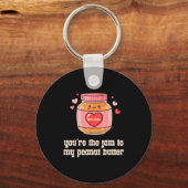 You're The Jam To My Peanut Butter Matching Valent Sleutelhanger (Voorkant)