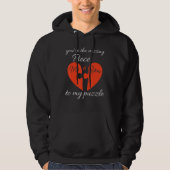 You're The Missing Piece To My Puzzle Valentines D Hoodie (Voorkant)
