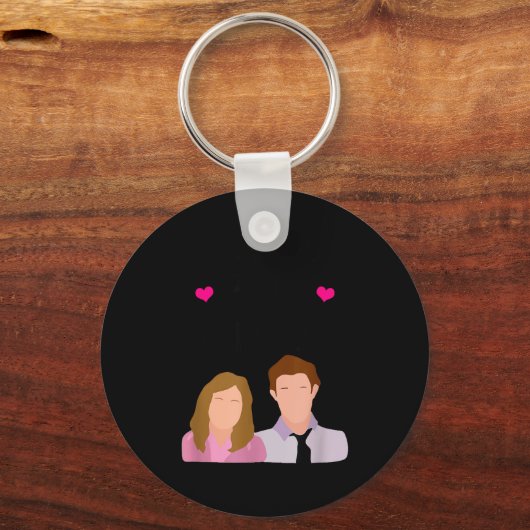 You're The Pam To My Jim Valentine’s Day Couple Ma Sleutelhanger (Voorkant)