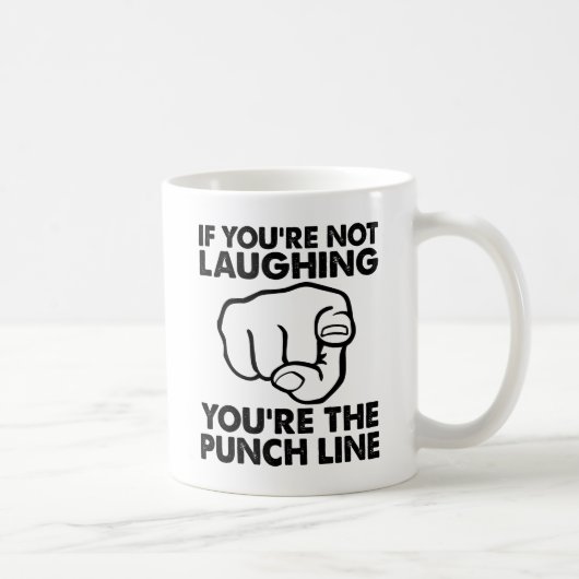 You're the Punchline Grappige Mok (Rechts)