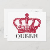 You're the Queen Briefkaart (Voorkant / Achterkant)