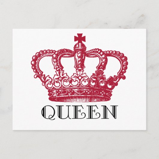 You're the Queen Briefkaart (Voorkant)