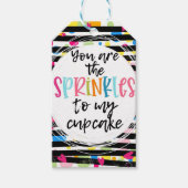 you're the sprinkles, valentines day class gift cadeaulabel (Voorkant)