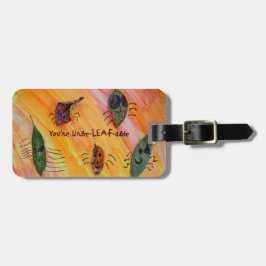 You're UnbeLEAFable - Kinder kunst voor CHOC Bagagelabel