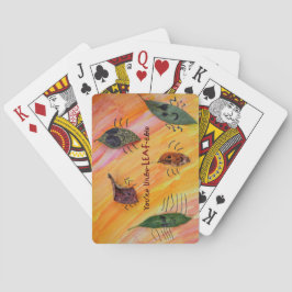 You're UnbeLEAFable - Kinder kunst voor CHOC Pokerkaarten