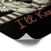 You're Weird I'll Keep You Funny Raccoon Ssum  Poster (Hoek)