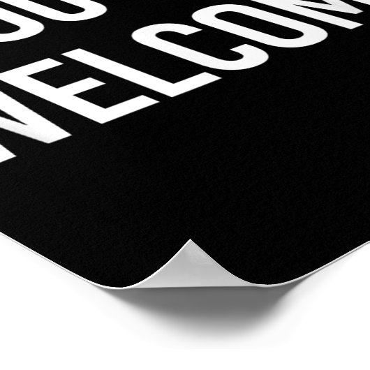 You're Welcome, Funny, Jokes, Sarcastic  Poster (Hoek)