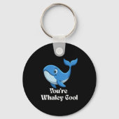 You're Whaley Cool Whale Men Women Kids  Sleutelhanger (Voorkant)