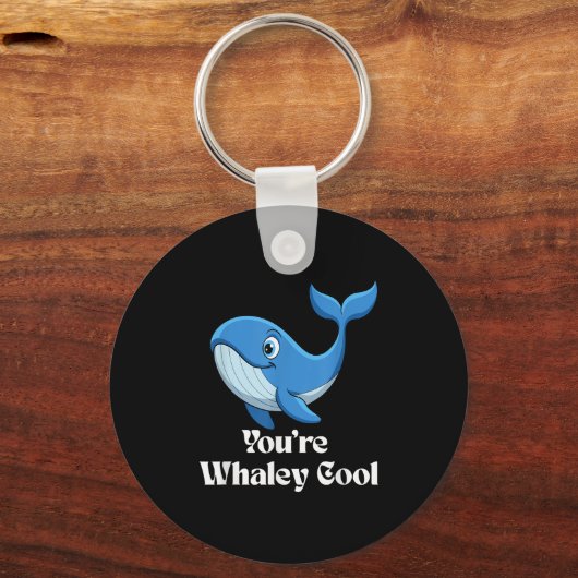 You're Whaley Cool Whale Men Women Kids  Sleutelhanger (Voorkant)