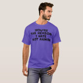 Yourehe Reason I Hate Plot Armor Writer Sarcasm Au T-shirt (Voorkant volledig)