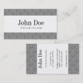YourJobTitle gestructureerde blauwe marmerstrepes  Visitekaartje (Voorkant / Achterkant)