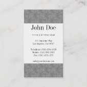 YourJobTitle gestructureerde blauwe marmerstrepes  Visitekaartje (Achterkant)