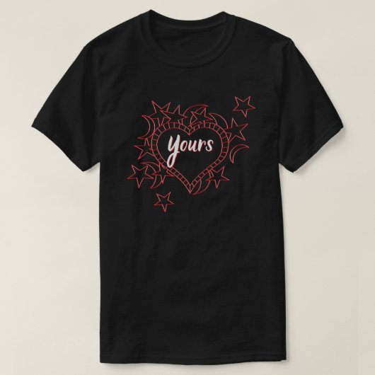 Yours Couples Valentijns T-Shirt (Design voorkant)