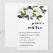 Yours Truly Wedding Invitation Kaart (Voorkant / Achterkant)