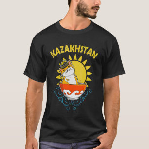 Yourta Republiek Kazachstan Qazaqstan Kazachse vla T-shirt