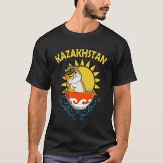 Yourta Republiek Kazachstan Qazaqstan Kazachse vla T-shirt