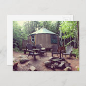 Yourte Briefkaart (Voorkant / Achterkant)