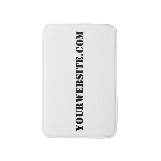 YourWebSite.com Badmat (Voorkant Verticaal)