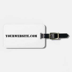 YourWebSite.com Bagagelabel