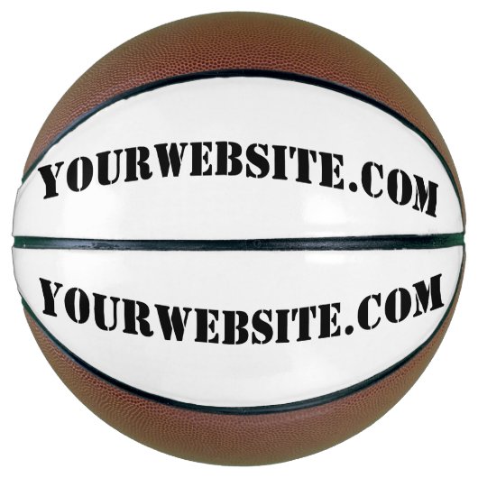 YourWebSite.com Basketbal (Voorkant)