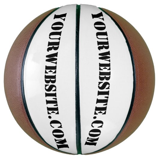 YourWebSite.com Basketbal (Verticaal)
