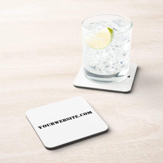 YourWebSite.com Bier Onderzetter (Rechterzijde)