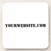 YourWebSite.com Bier Onderzetter (Voorkant)
