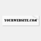 YourWebSite.com Bumpersticker (Voorkant)