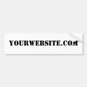 YourWebSite.com Bumpersticker