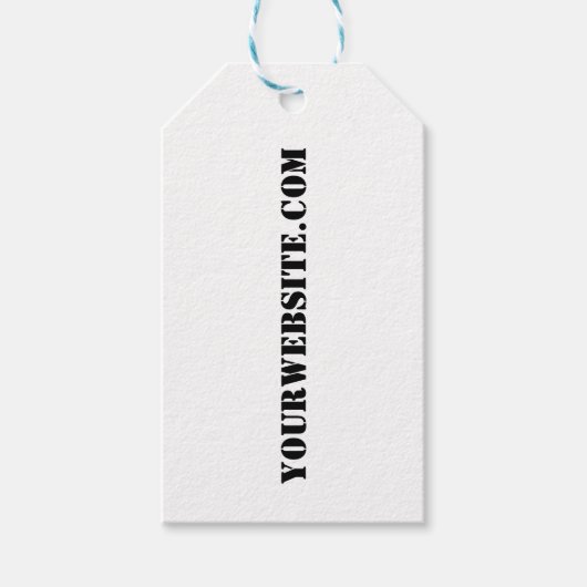 YourWebSite.com Cadeaulabel (Voorkant)
