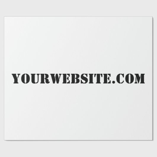 YourWebSite.com Cadeaupapier (Vlak)