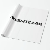 YourWebSite.com Cadeaupapier (Uitgerold)