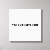 YourWebSite.com Canvas Afdruk (Voorkant)