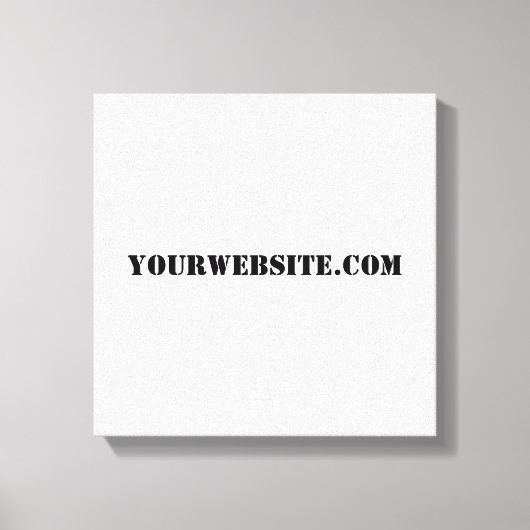 YourWebSite.com Canvas Afdruk (Voorkant)