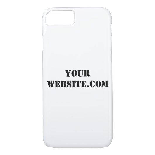 YourWebSite.com Case-Mate iPhone Case (Achterkant)