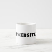 YourWebSite.com Espresso Kop (Voorkant)