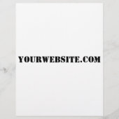 YourWebSite.com Flyer (Voorkant)