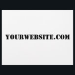 YourWebSite.com Flyer<br><div class="desc">"YourWebSite.com" Vervang het .com-adres door uw webadres. Voeg andere slagzinnen of tekst toe.</div>