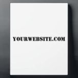 YourWebSite.com Fotoplaat<br><div class="desc">"YourWebSite.com"vervang het .com adres met uw adres van het Web. Voeg een andere slogan of tekst toe.</div>