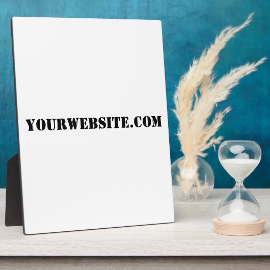 YourWebSite.com Fotoplaat (Zijkant)