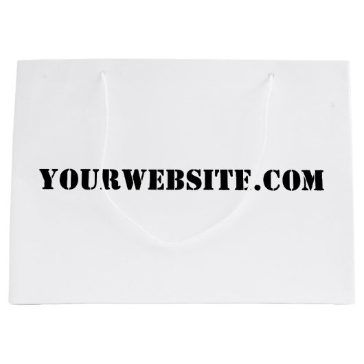 YourWebSite.com Groot Cadeauzakje (Voorkant)