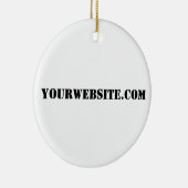 YourWebSite.com Keramisch Ornament (Rechts)